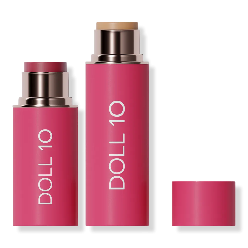 Peptide Power Couple Blur Stick Foundation and Blush Duo by Doll 10