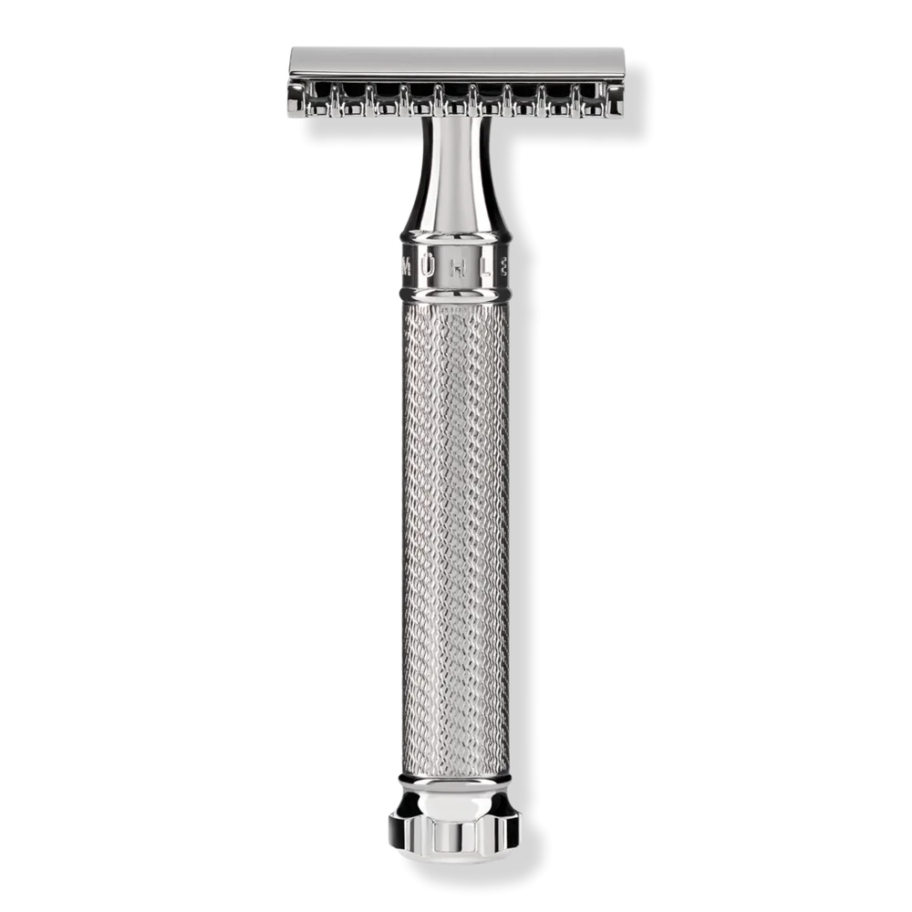 Traditional Chrome Twist Safety Razor - Open Comb by MUHLE