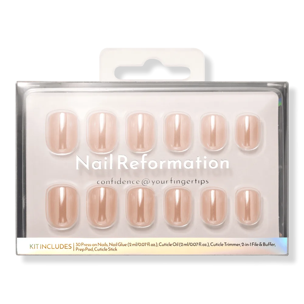 Natural Glow Press on Nails by Nail Reformation