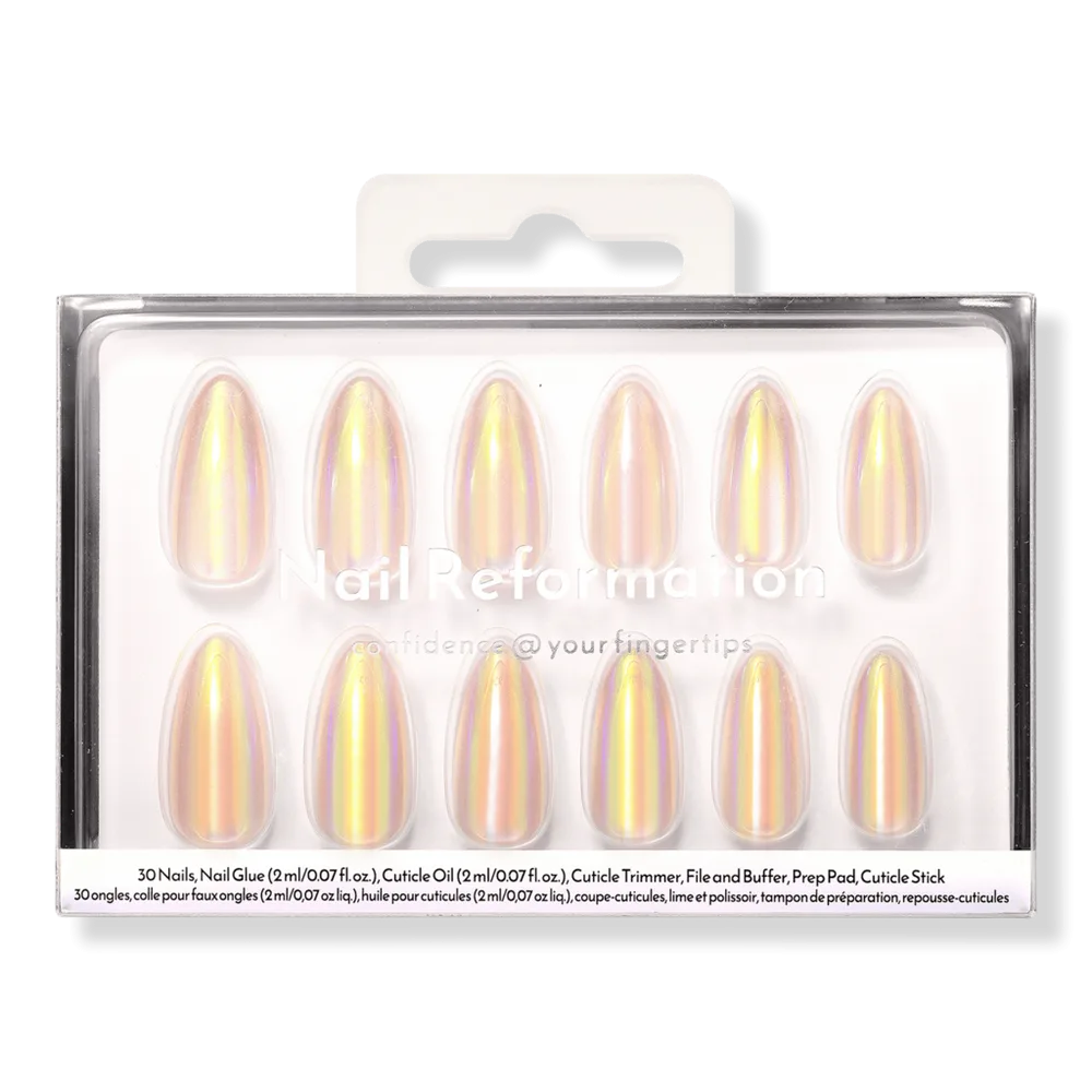 Party Glass Press on Nails by Nail Reformation