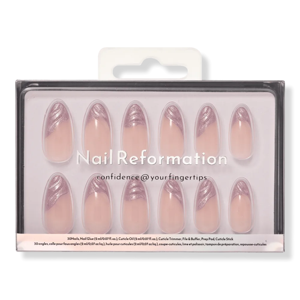 Lavender Silk Press on Nails by Nail Reformation
