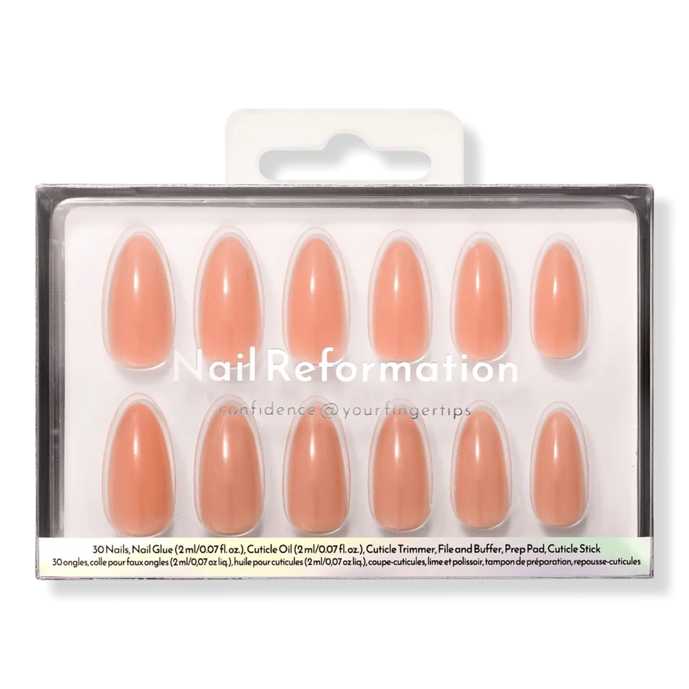 Soft Nude Press on Nails by Nail Reformation