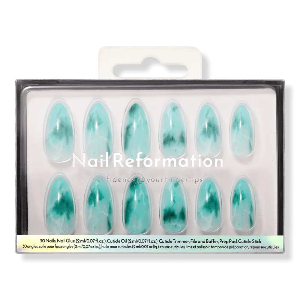 Verde Guatemala Press on Nails by Nail Reformation