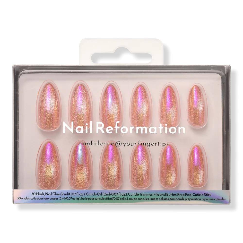 Miami Heat Press on Nails by Nail Reformation