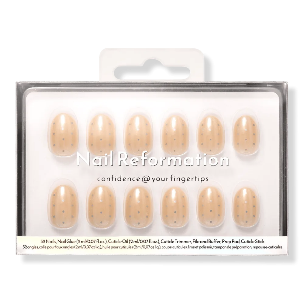 Silky Spots Press on Nails by Nail Reformation