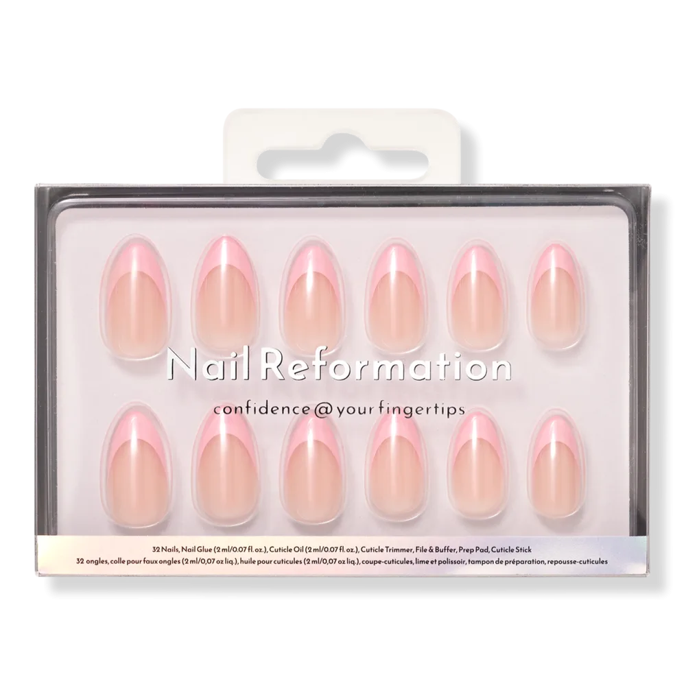 French Rosebud Press on Nails by Nail Reformation