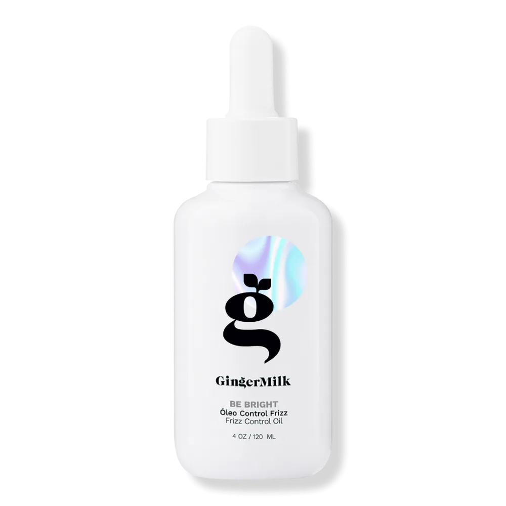 Anti-Frizz Hair Oil for Porous Ends with Castor Oil & Grape Seed Oil by Ginger Milk
