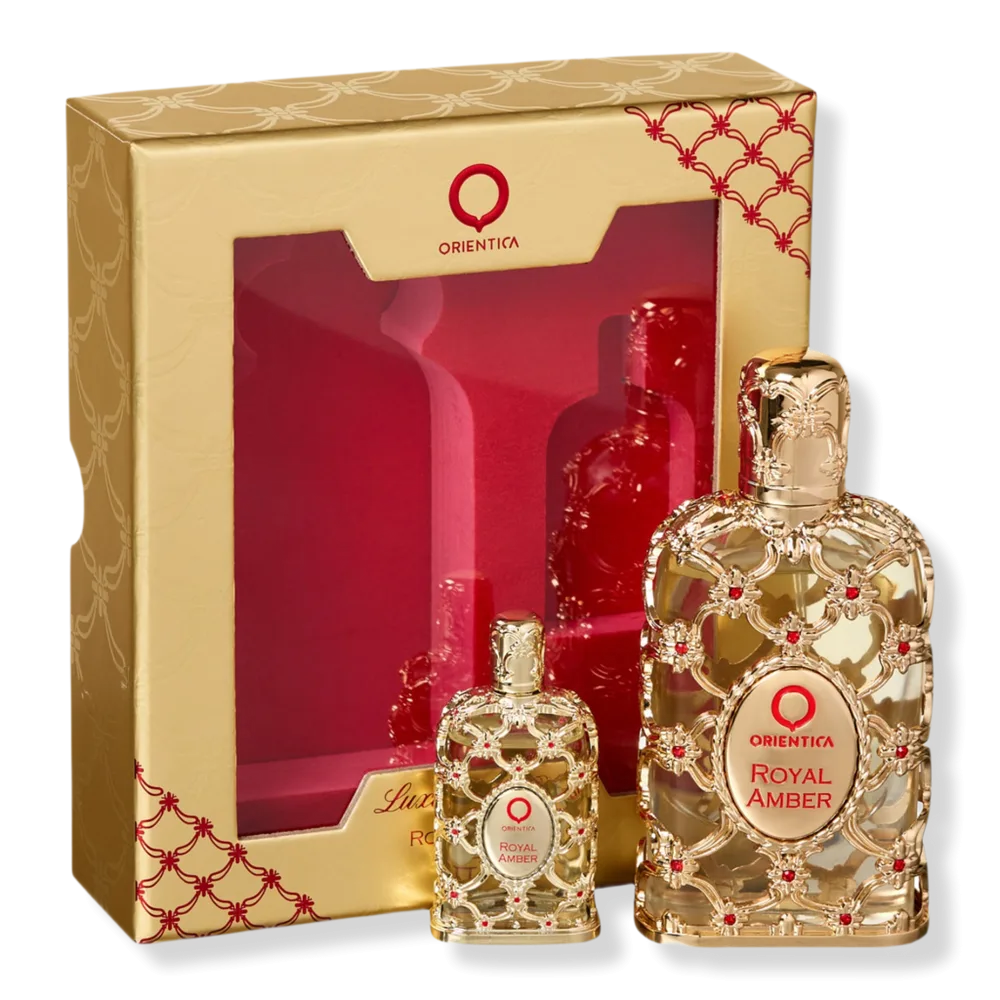 Royal Amber Eau De Parfum 2-Piece Set by Orientica Perfumes