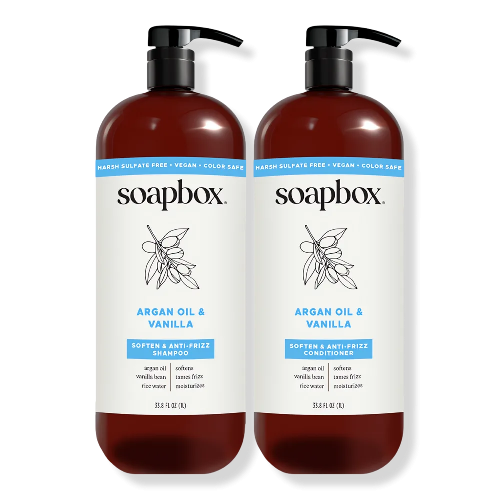Argan Oil Shampoo & Conditioner Duo by Soapbox