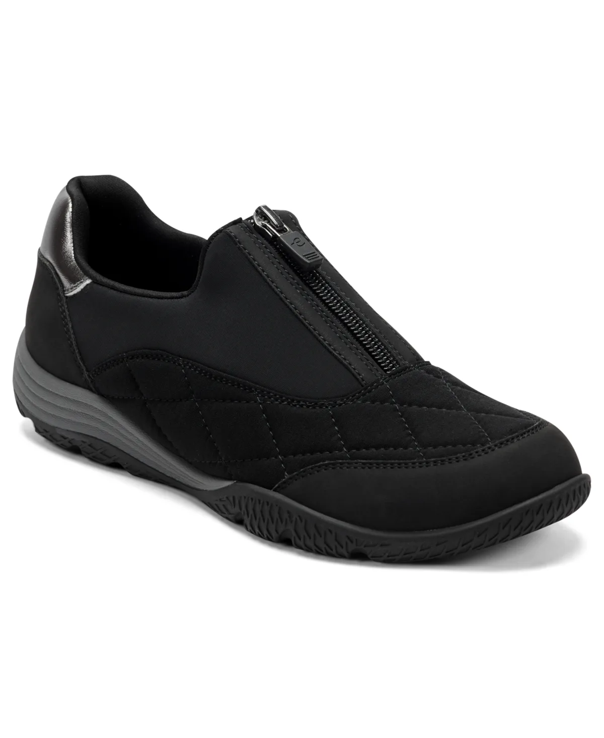 Barron Round Toe Front Zip Casual Sneakers by Easy Spirit