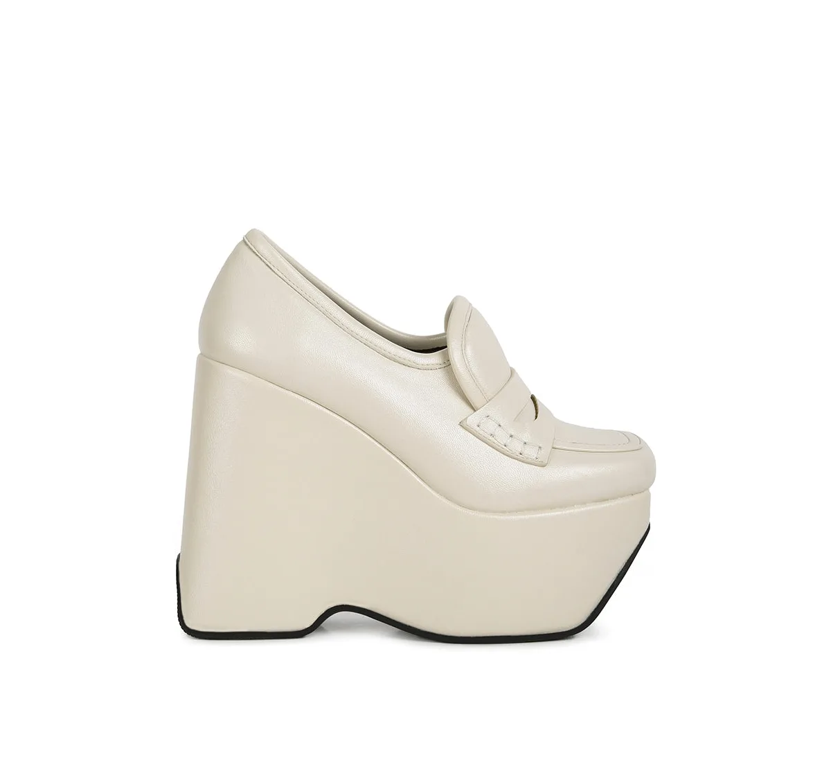 Gilliam High Platform Wedge Loafers by Rag & Co