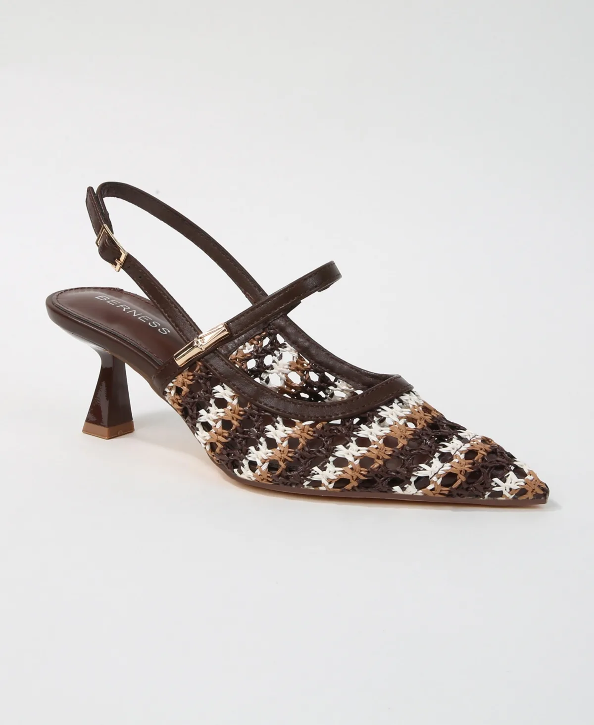 Calloway Woven Slingback Heels by Berness