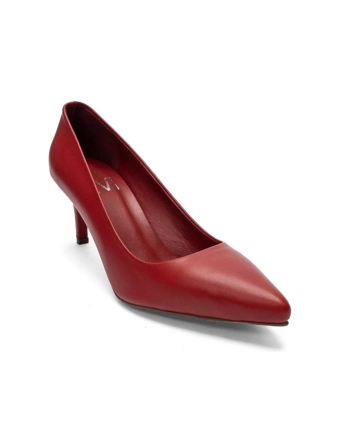 Clyde Leather Stiletto Pointed Toe Pump by Forever & Always Shoes
