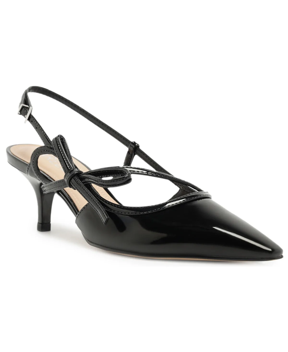Tessa Mid Stiletto Pointy Toe Pumps by Arezzo