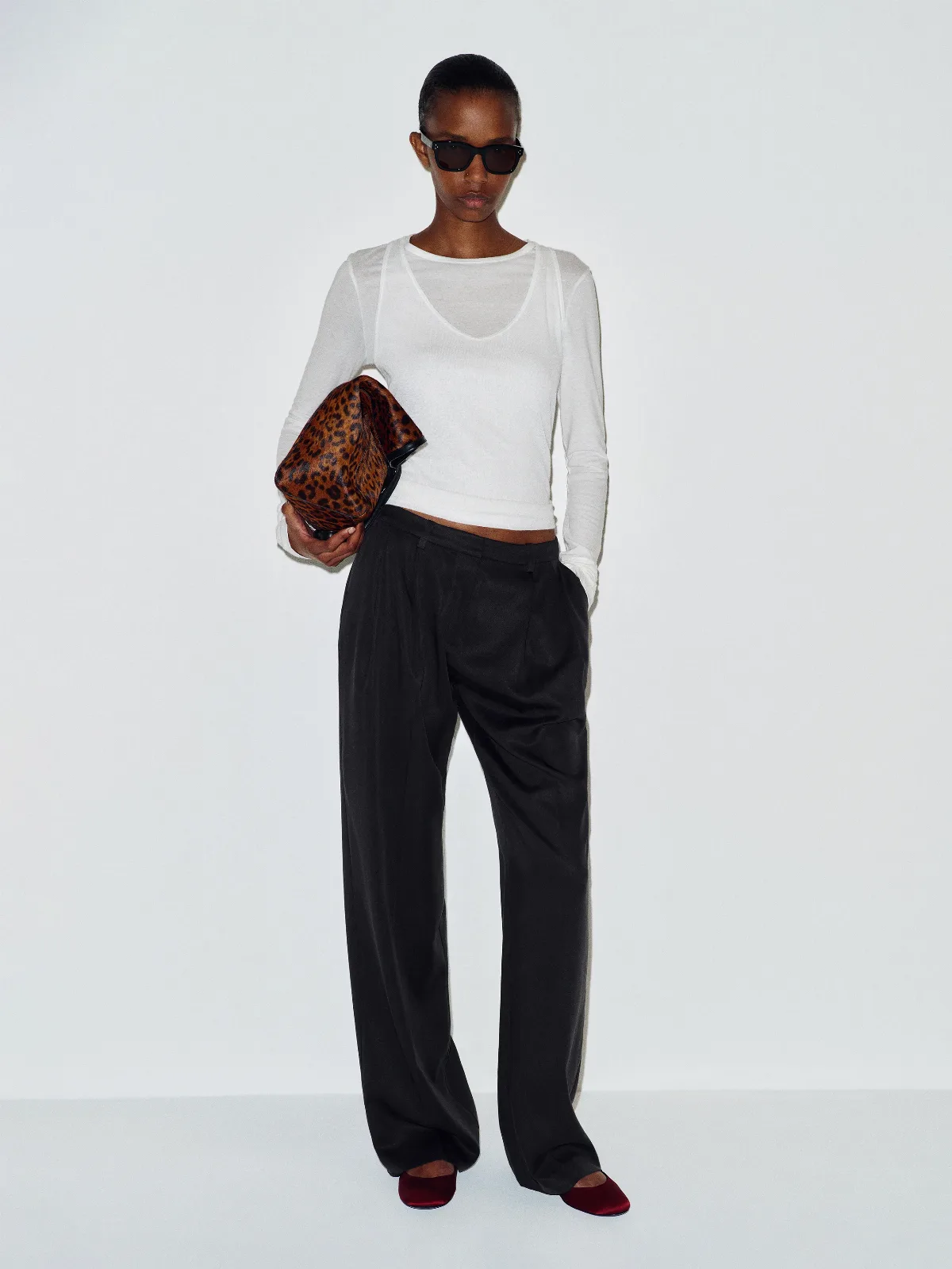 Frances Low Rise Relaxed Pant by Reformation