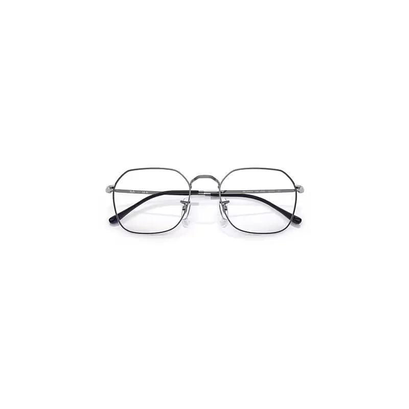 Jim Optics Eyeglasses Gunmetal Frame Clear Lenses Polarized by Ray-Ban