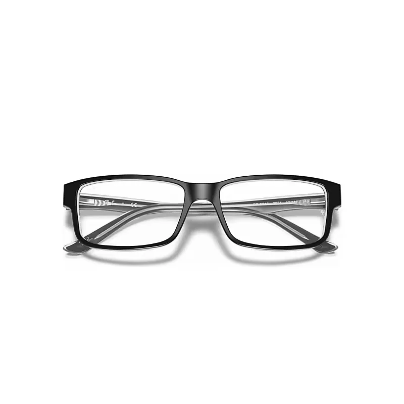 Rb5245 Optics Eyeglasses Black Frame Clear Lenses by Ray-Ban