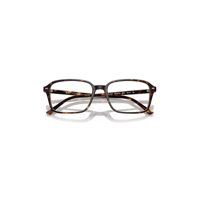 Raimond Optics Eyeglasses Havana Frame Clear Lenses Polarized by Ray-Ban