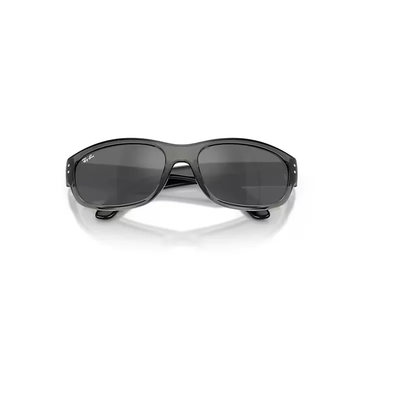 Balorama Bio-Based Sunglasses Black Frame Silver Lenses by Ray-Ban