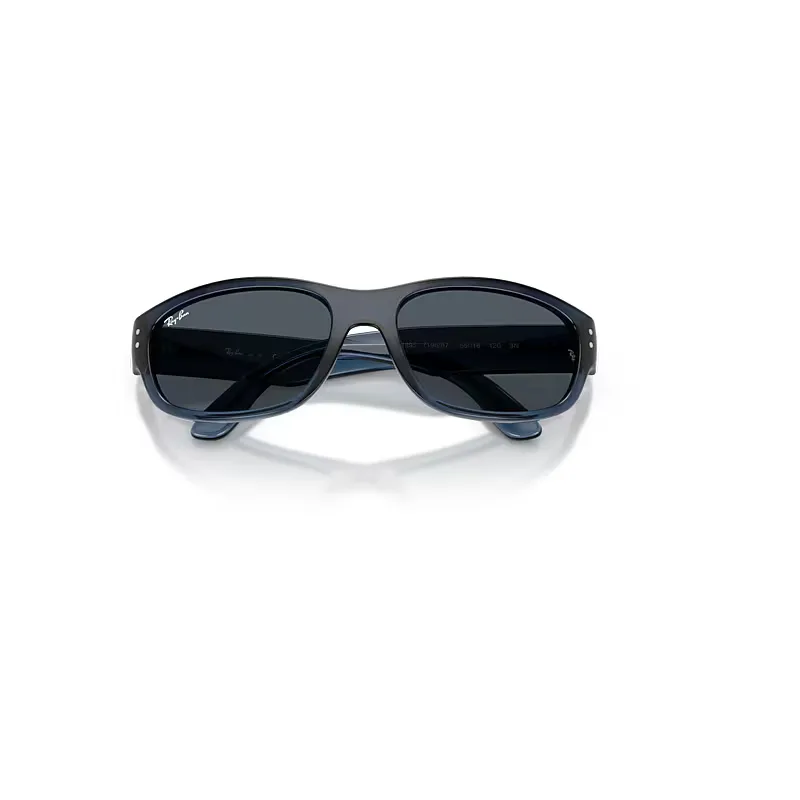 Balorama Bio-Based Sunglasses Transparent Blue Frame Grey Lenses by Ray-Ban