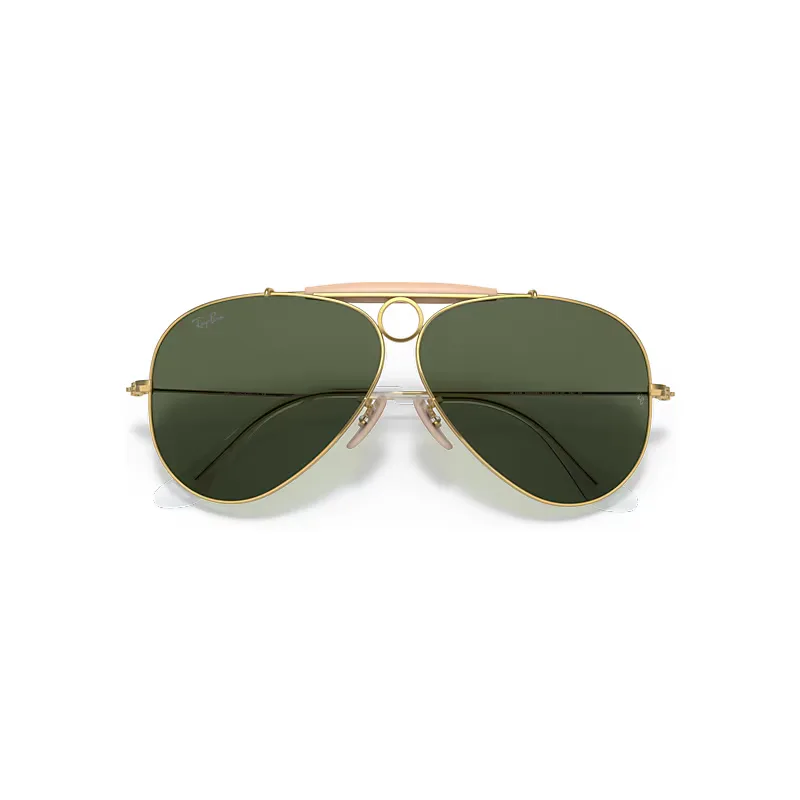 Shooter Aviation Collection Sunglasses Green Lenses by Ray-Ban