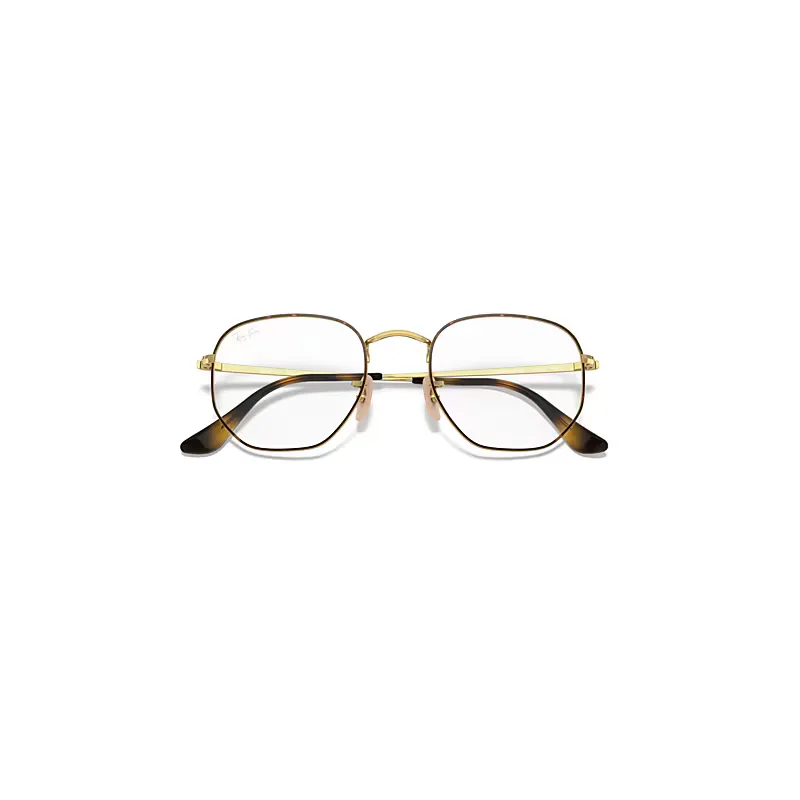 Hexagonal Optics Eyeglasses Clear Lenses by Ray-Ban