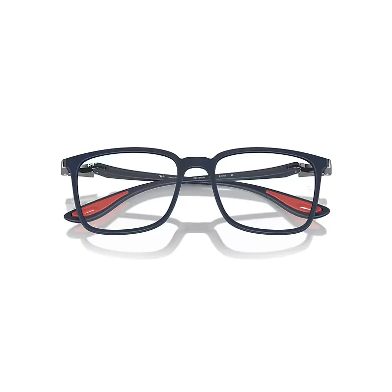 Rb7240m Optics Scuderia Ferrari Collection Eyeglasses Clear Lenses Polarized by Ray-Ban