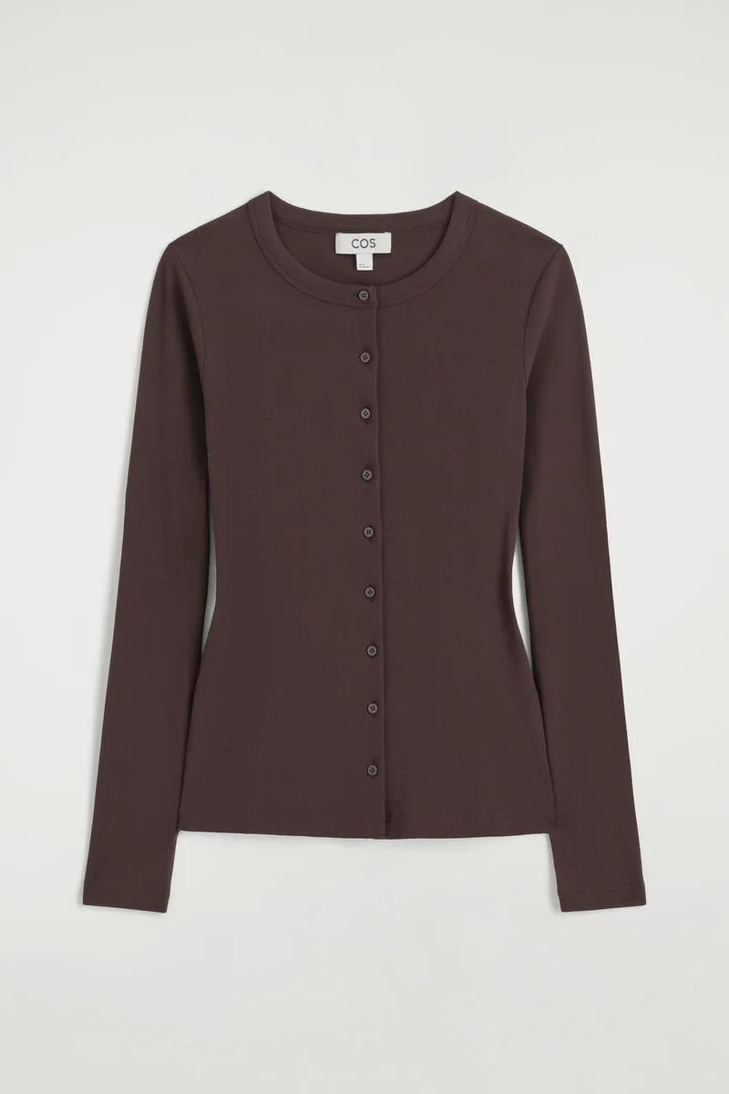 Jersey Cardigan Top by COS