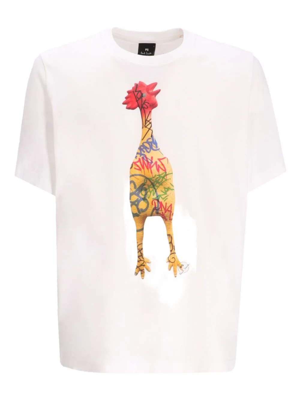 Rubber Chicken-Print T-Shirt by Paul Smith