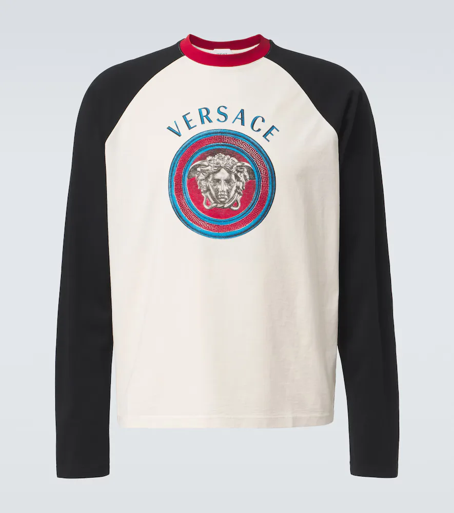 Medusa Cotton Jersey T-Shirt by Versace