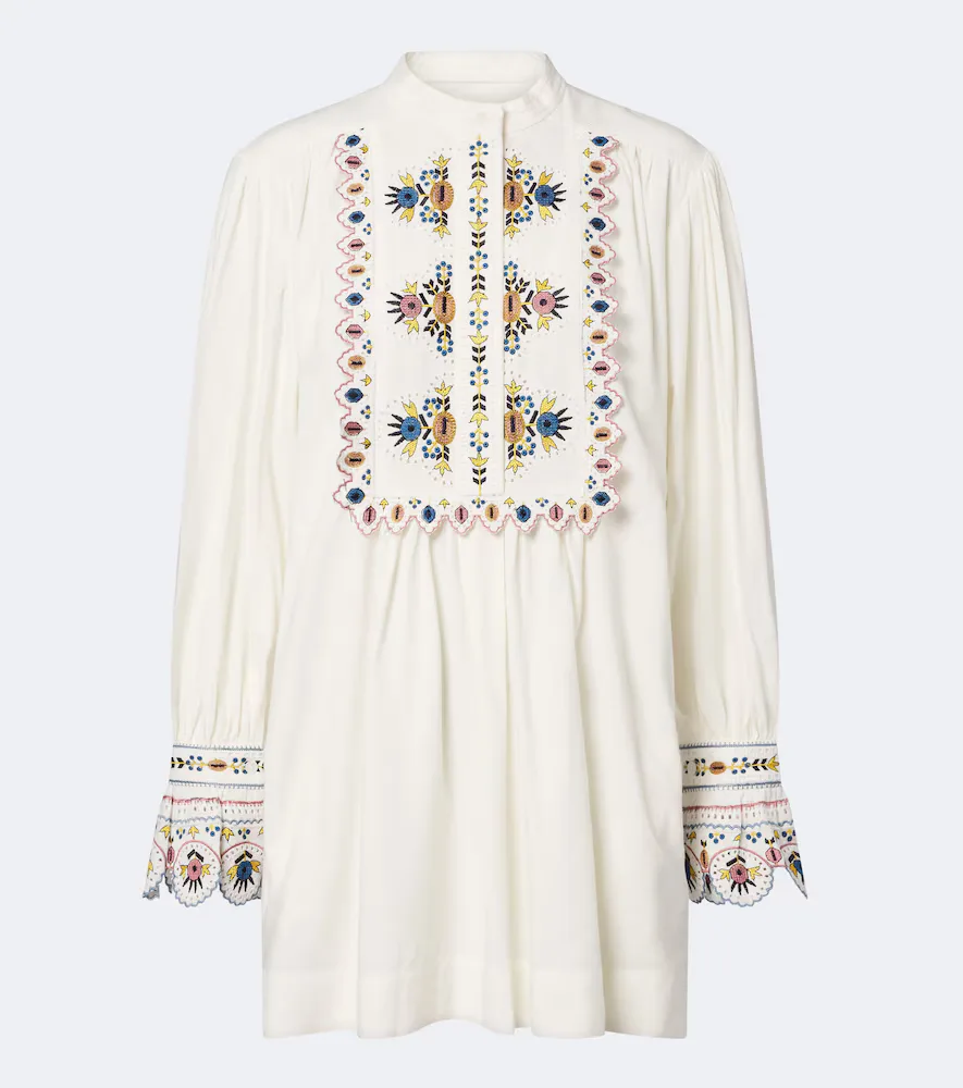 Merva Embroidered Minidress by Marant Etoile