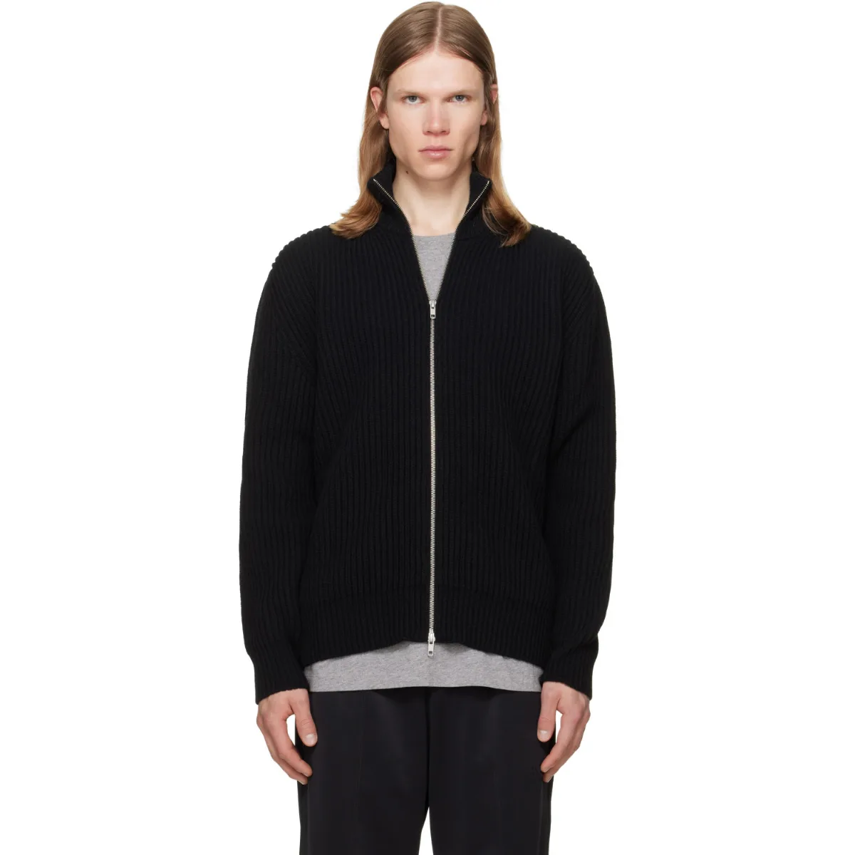 Ribbed Knit Jacket by MM6 Maison Margiela