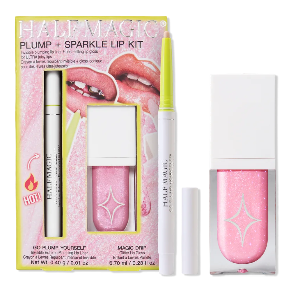 Plump + Sparkle Lip Kit by HALF MAGIC
