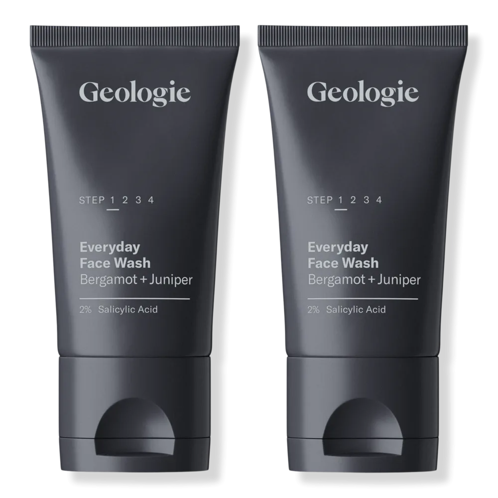 Salicylic Acid Face Wash Bergamot + Juniper 2-Pack by Geologie