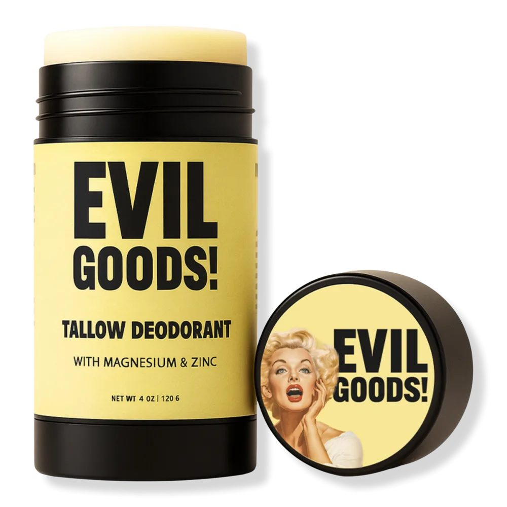 Tallow Deodorant Natural Aluminum Free - Unscented by Evil Goods
