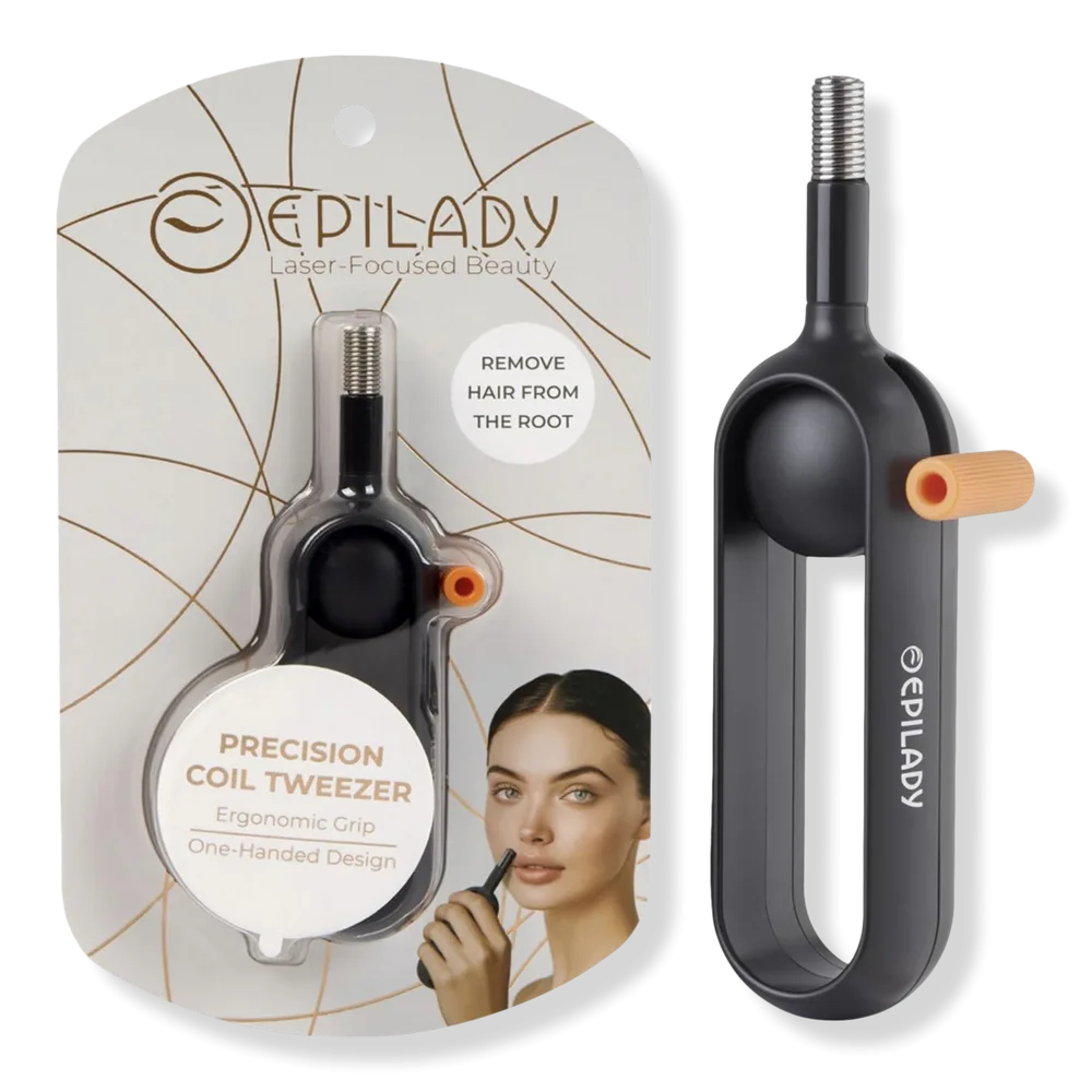 Precision Coil Tweezer with Ergonomic Grip by Epilady