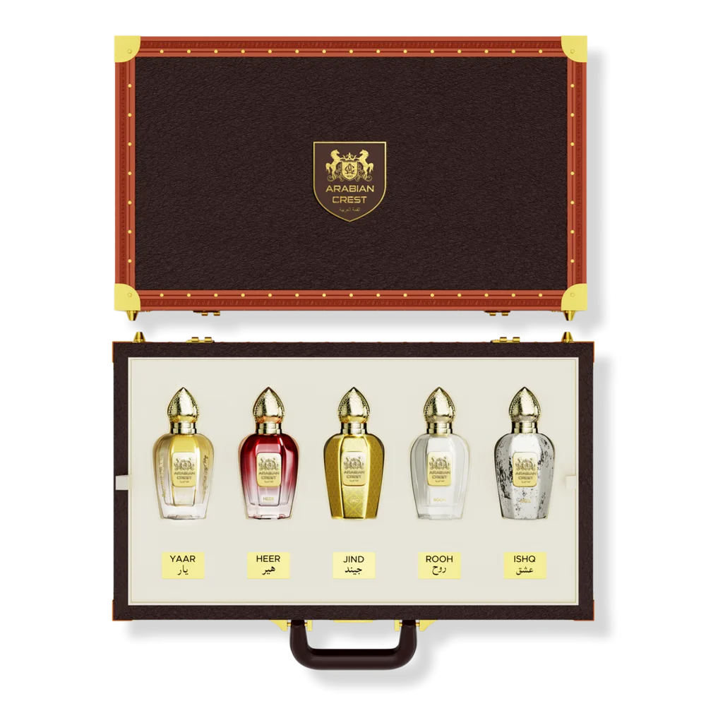 The Empress's Legacy Portfolio Eau De Parfum Vanity Trunk by ARABIAN CREST DUBAI