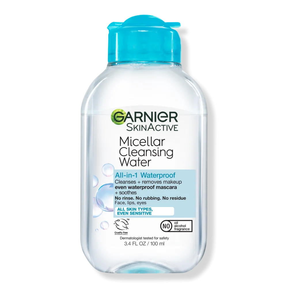 SkinActive Micellar Cleansing Water All-In-1 Waterproof Makeup Remover by Garnier