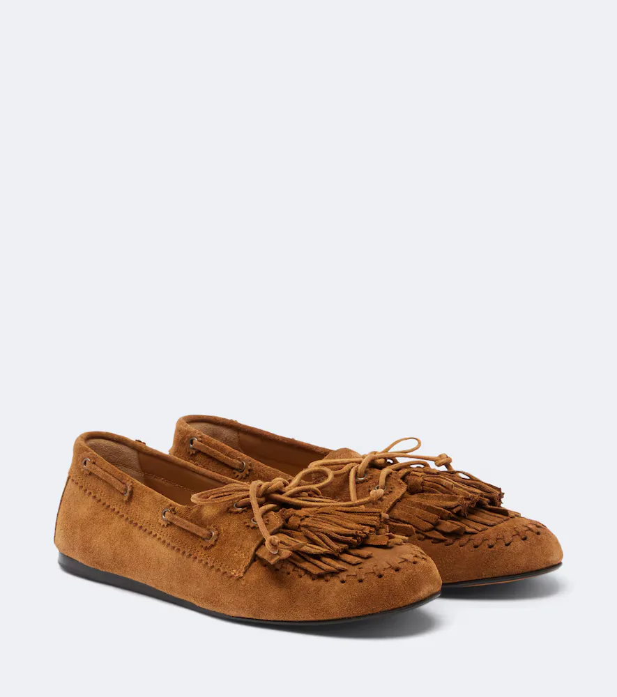 Fersi Fringed Suede Boat Shoes