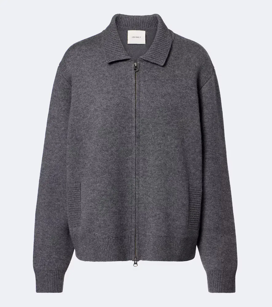 Aleya Cashmere Zipped Cardigan by Lisa Yang