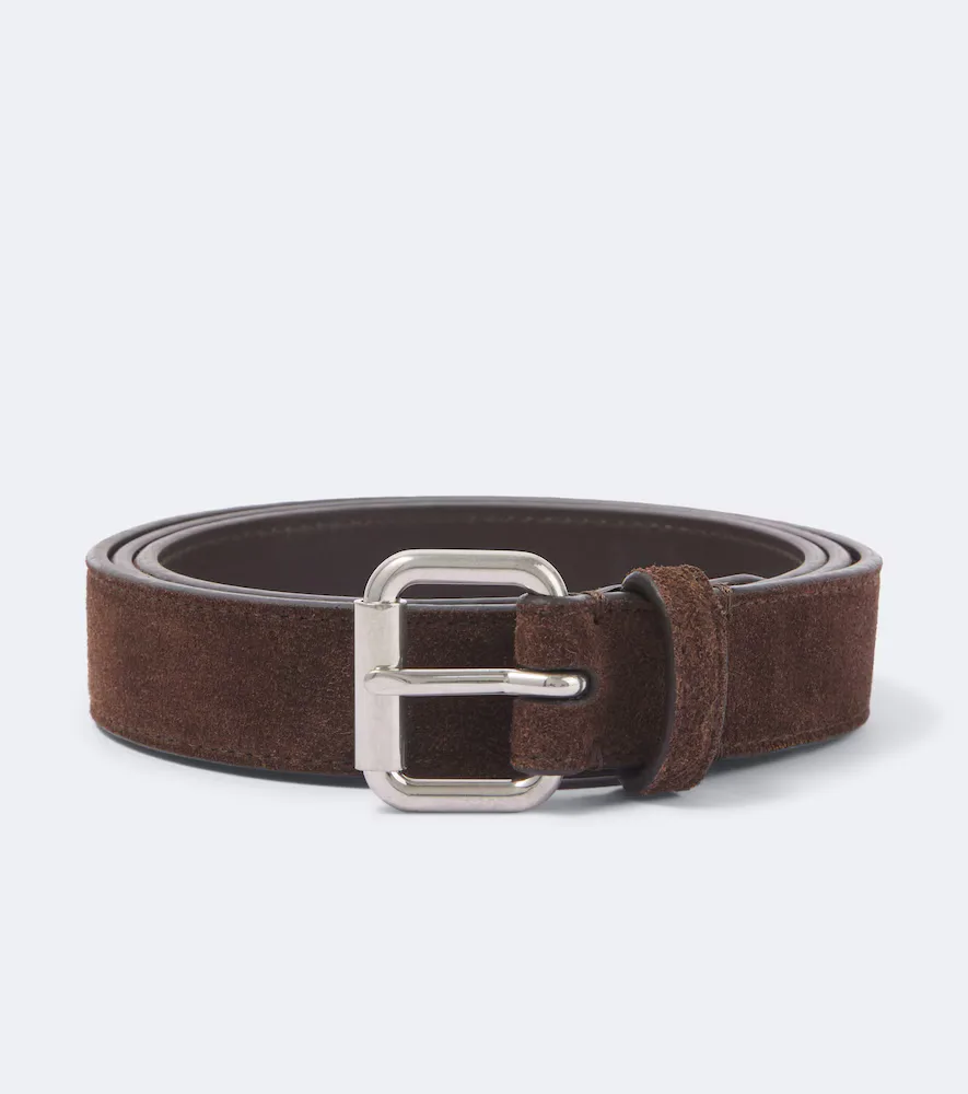 Geo Suede Belt by The Row