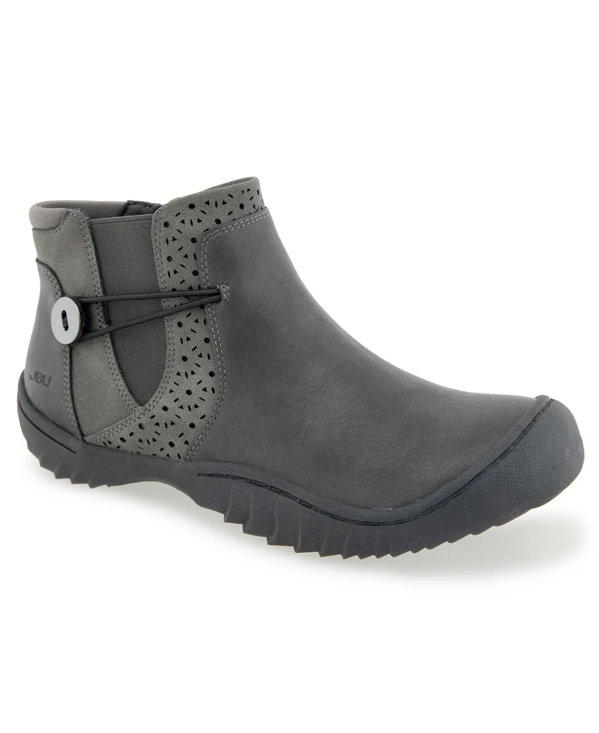 Jemma Water-Resistant Round Toe Casual Booties by Jbu
