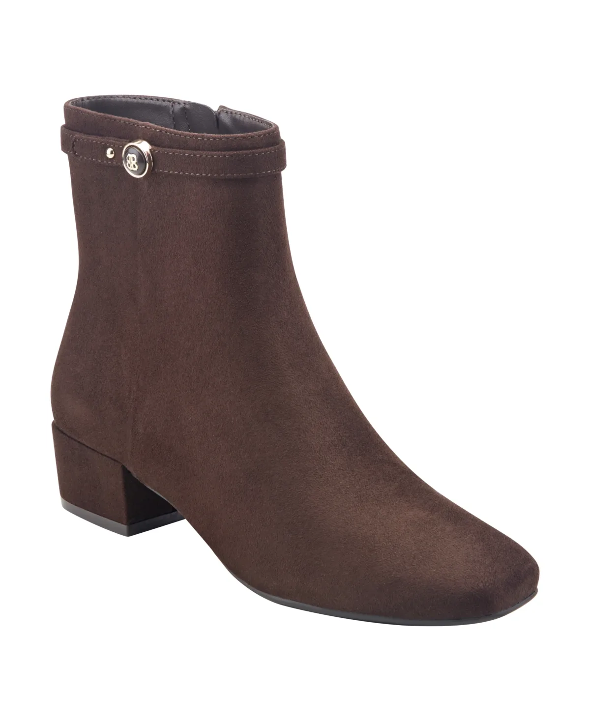 Adyn Square Toe Block Heel Dress Booties by Bandolino