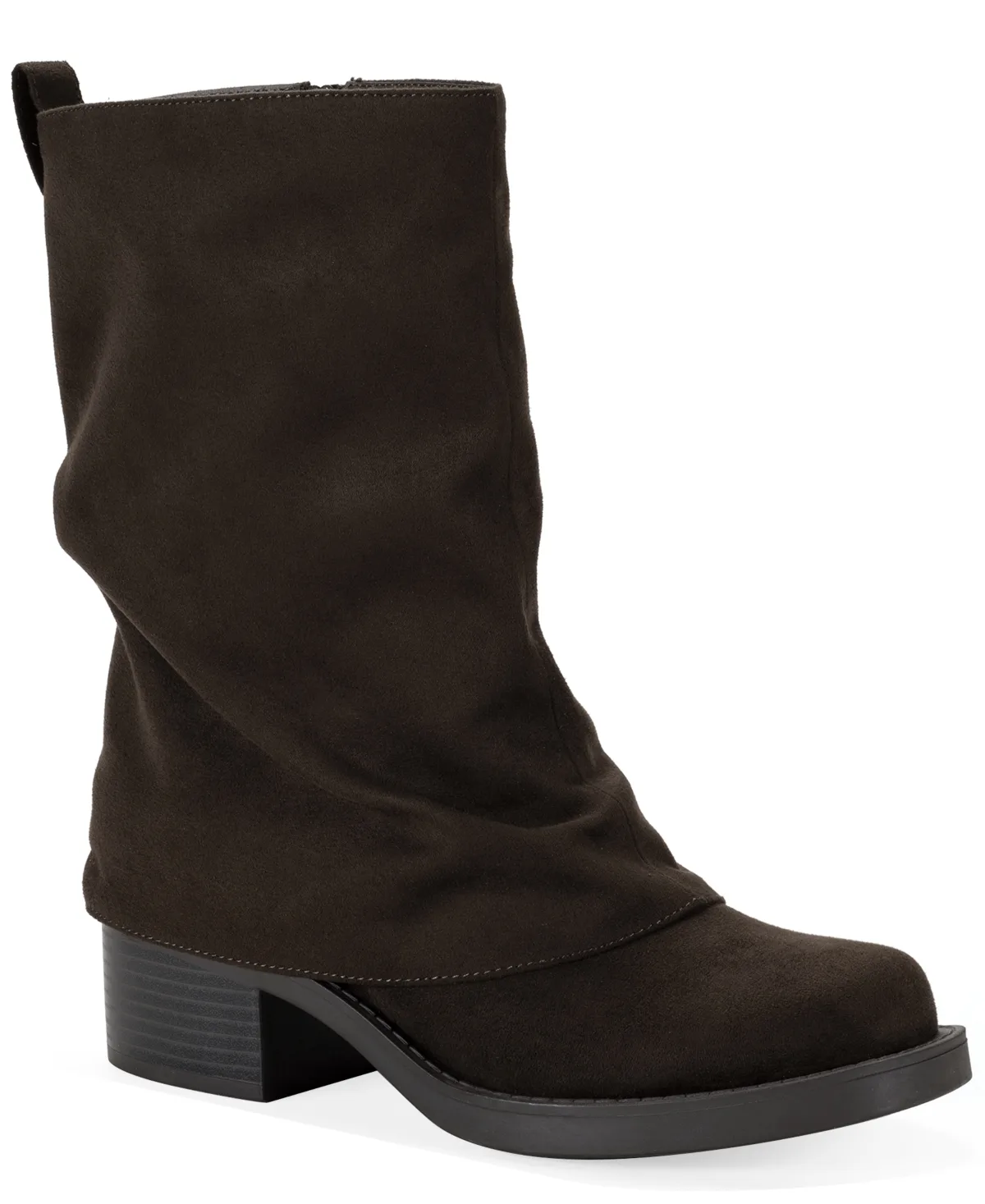Wilhelmiina Mid Shaft Block Heel Booties by Wild Pair