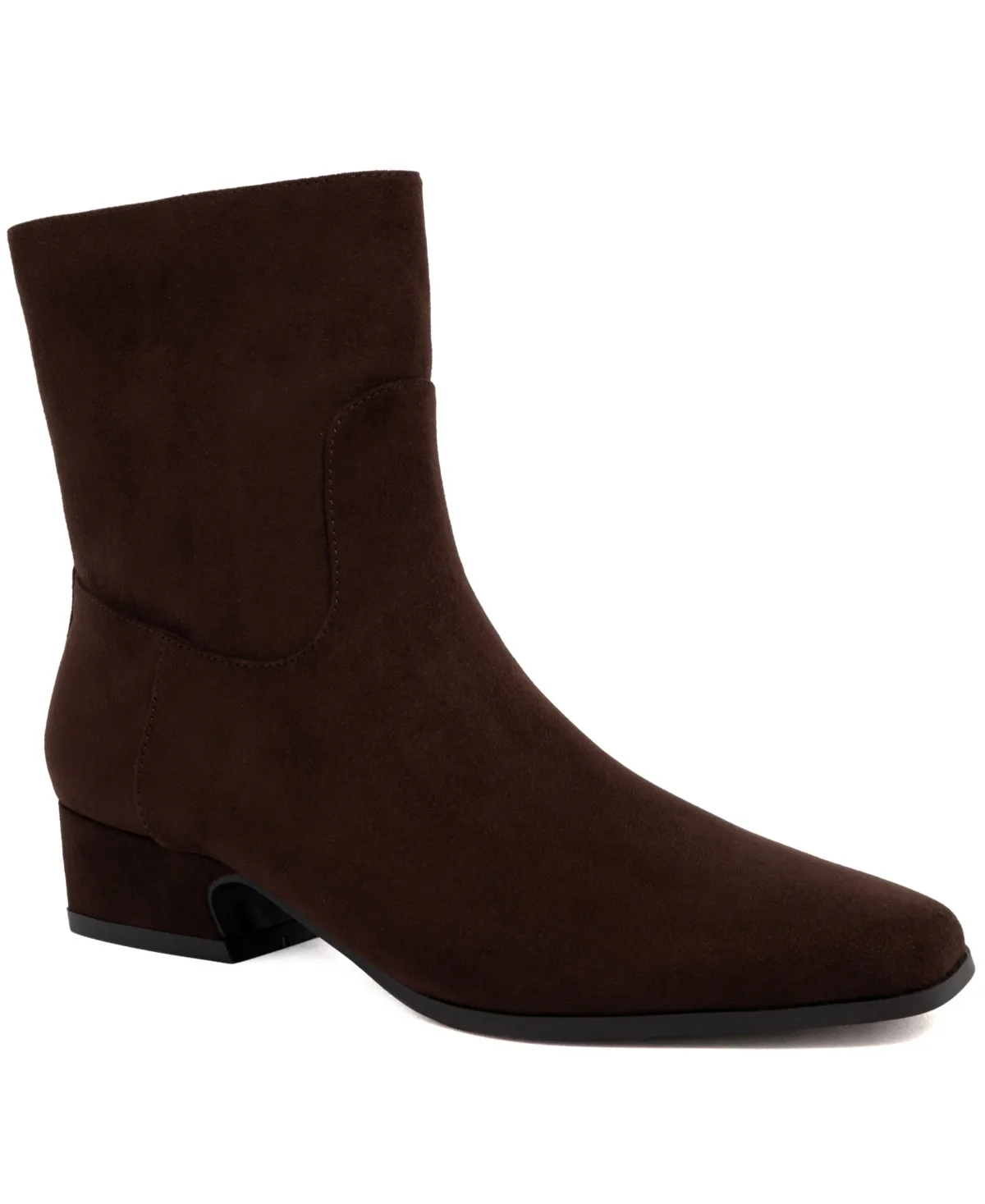 Muriel Stacked Zipper Booties by Jones New York