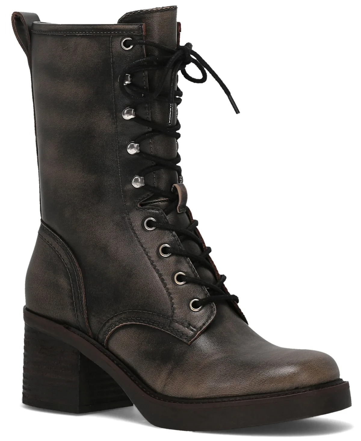 Fynn Combat in Toga Lace-Up Booties