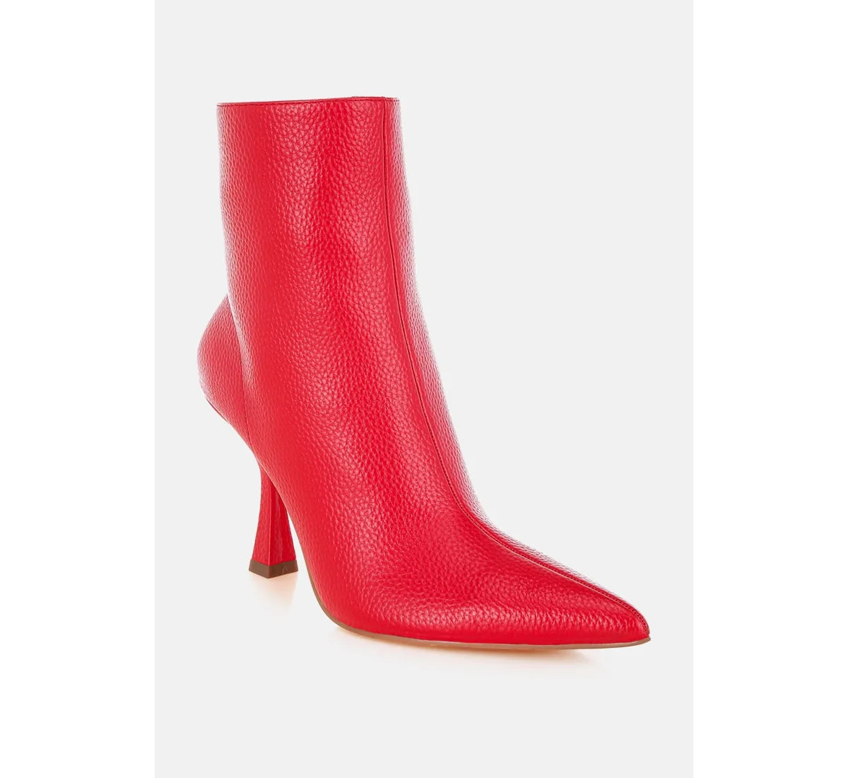 London Rag Farnak Pleather Spool Heel Boots by Rag & Co