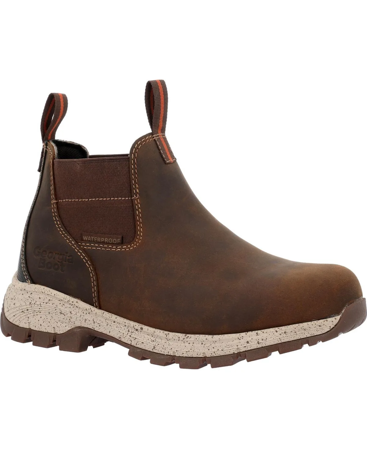 Eagle Trail Waterproof Alloy Toe Chelsea Work Boot by Georgia Boot