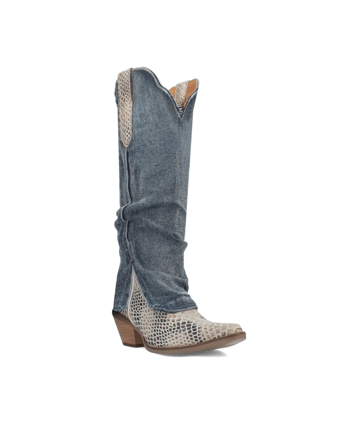 Shabby Leather Boots by Dingo
