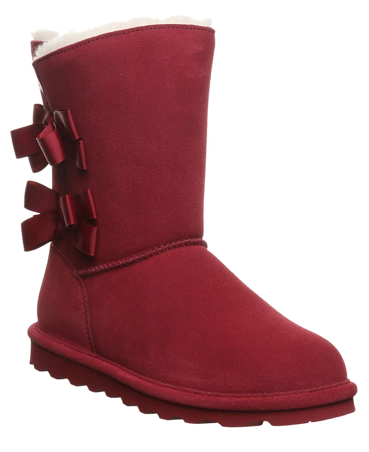 Zaria Ribbon Bow Detail Mid Calf Boots by Bearpaw